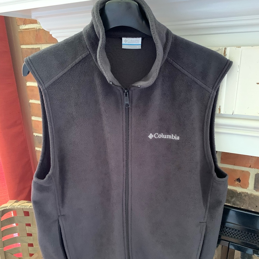 Grey suede vest